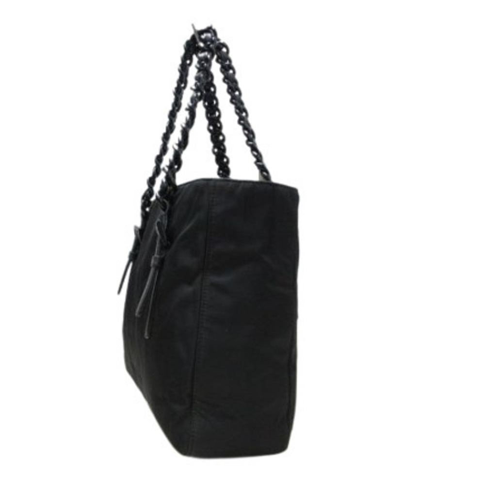 PRADA Black Leather Shoulder Bag - Picture 3 of 8